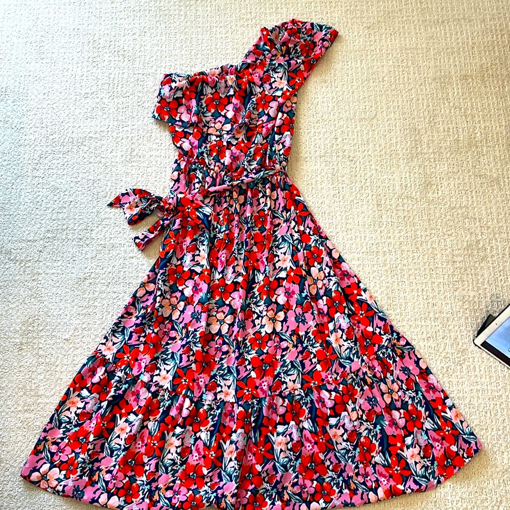 One Shoulder Maxi Dress